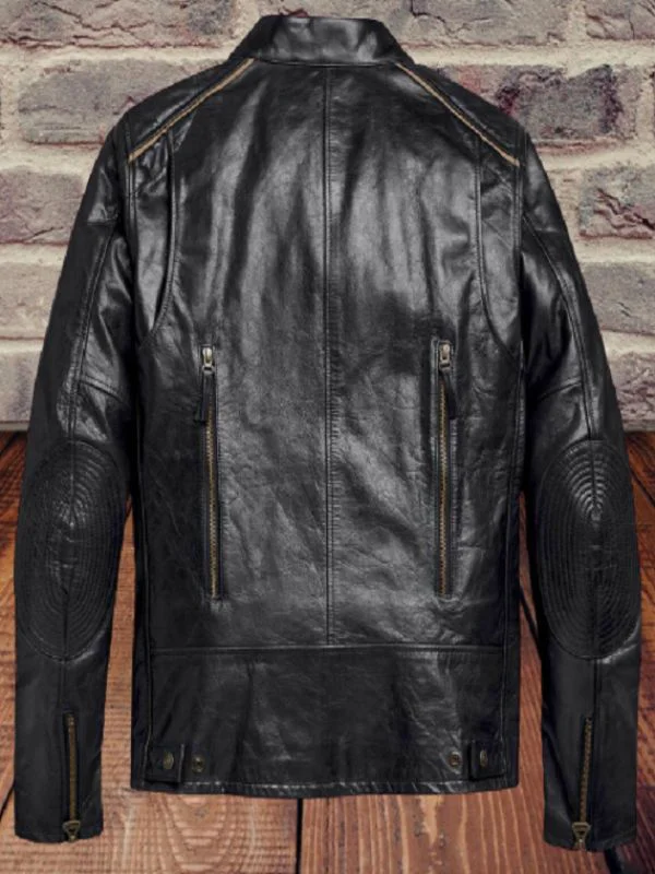 Harley-Davidson Men's Slim-Fit Biker Leather Jacket