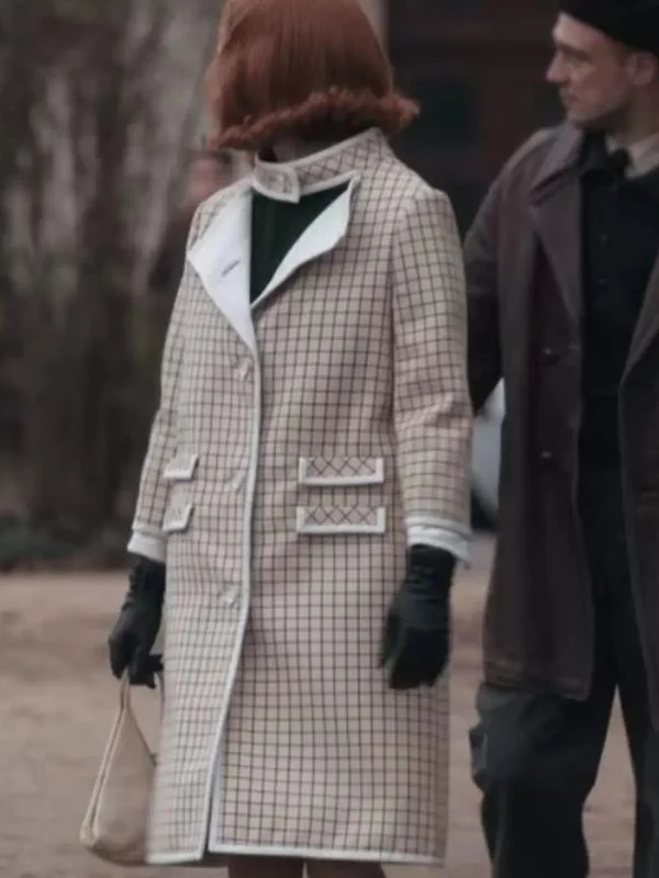 Gambit Anya Taylor-Joy Checkered The Queen’s Coat