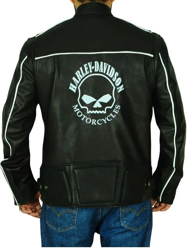 Reflective Skull Jacket, Harley Davidson Willie motorcycle jacket