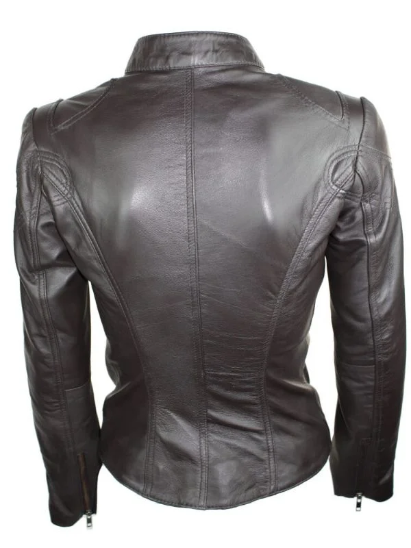 Classic Biker Jacket  Genuine Quality Real Leather