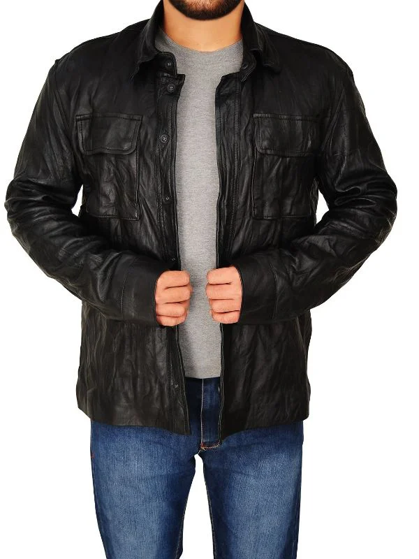 Ian Somerhalder Vampire Diaries Leather Jacket
