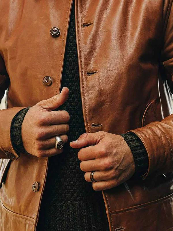 The Cuyama Jacket in Cognac by Taylor Stitch Jacket