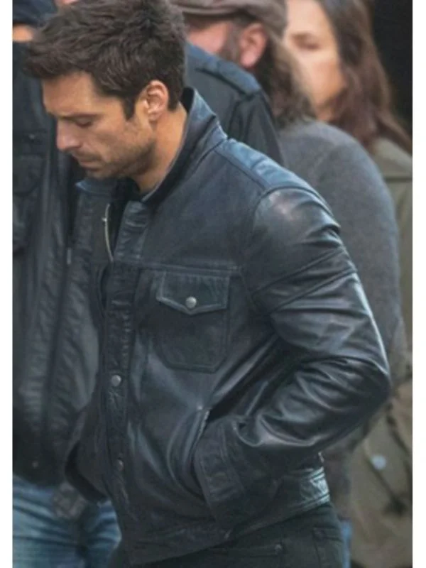 Bucky Barnes The Falcon And The Winter Soldier Leather Jacket