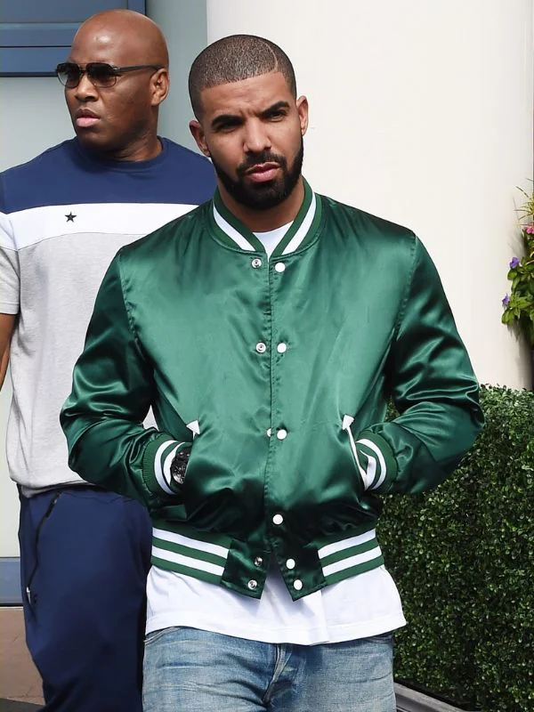 Famous Singer Drake walks Jacket