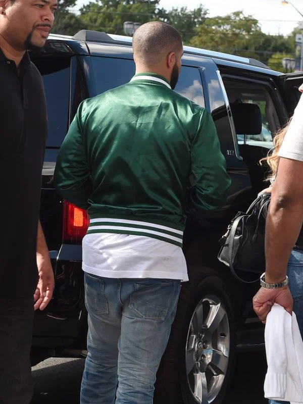 Famous Singer Drake walks Jacket
