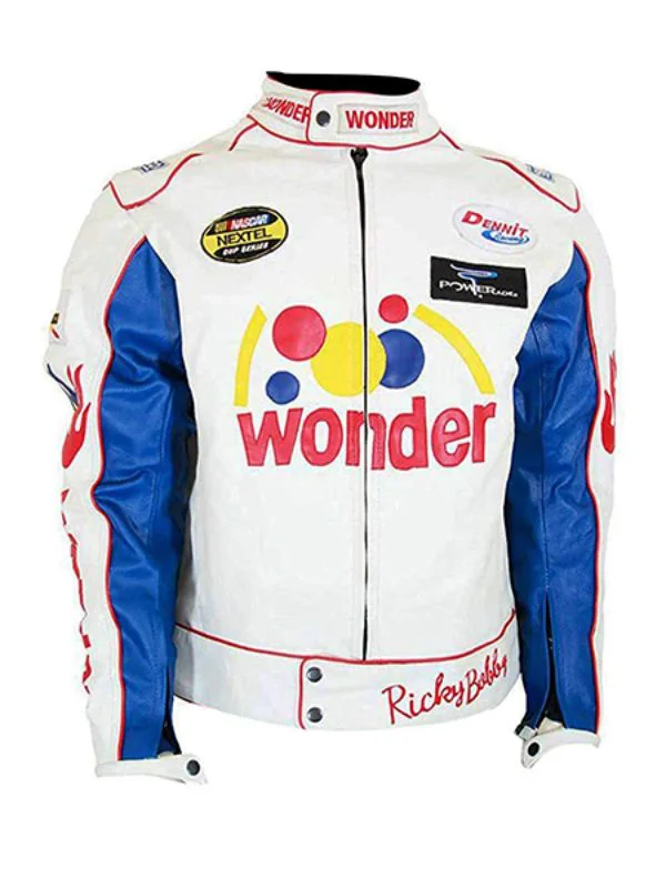 Ricky Bobby Wonder Bread Biker Jacket