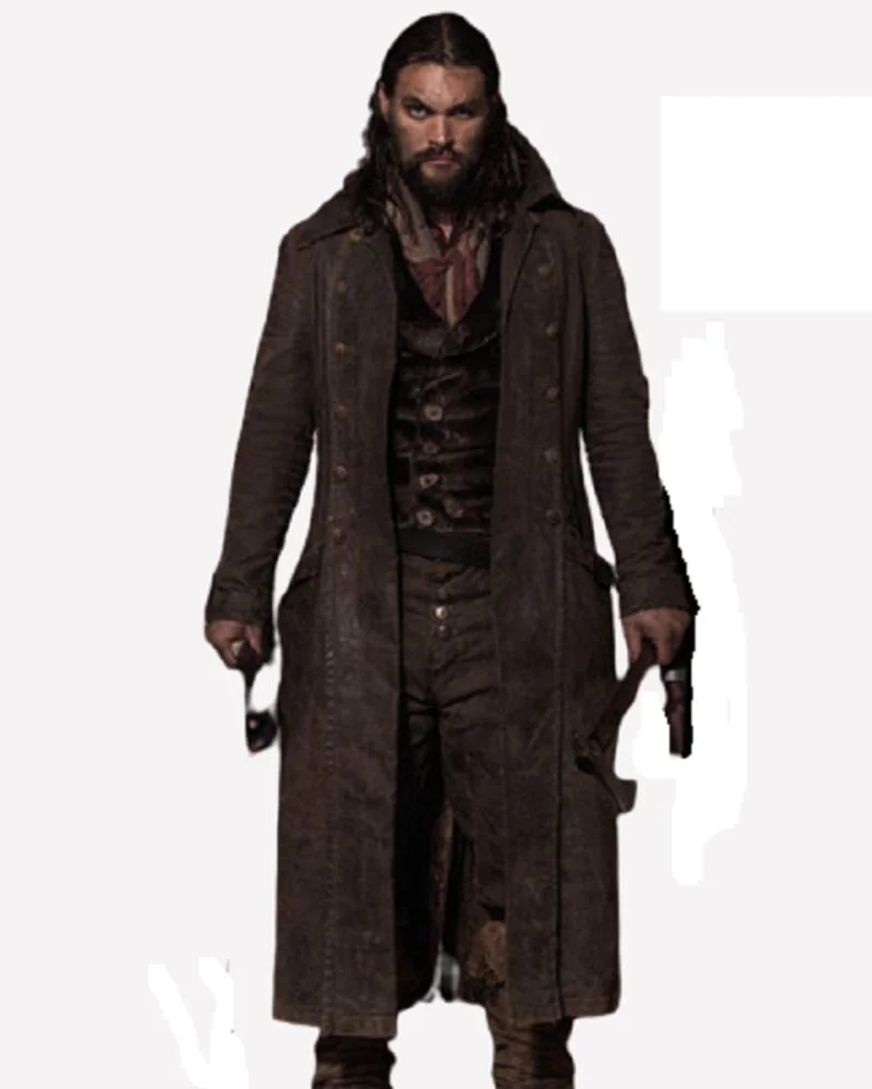 Jason Momoa Frontier Declan Harp Coat