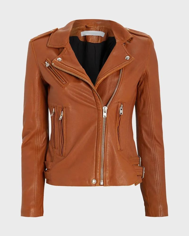 Melody Bayani Motorcycle Leather Jacket