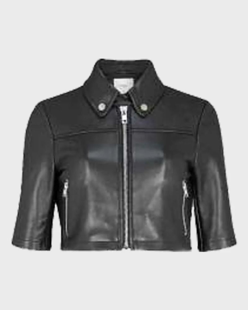 The Equalizer Liza Lapira Black Cropped Leather Jacket is a creation of great unique calfskin. In addition to that, the coat additionally comprises of