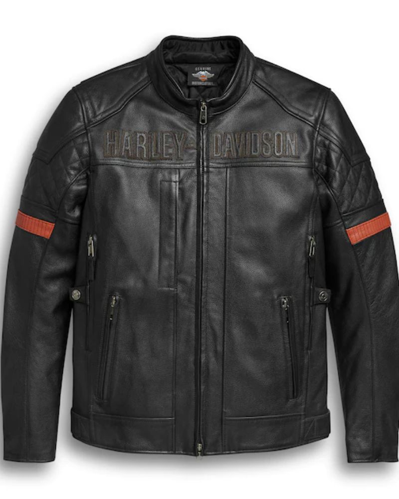 H-D Triple Vent System Leather Jacket