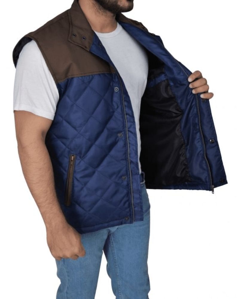 Alex Roe The 5th Wave Diamond Quilted Vest