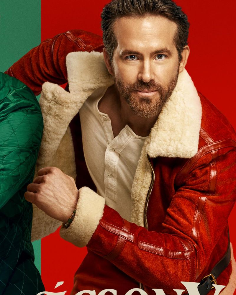 Ryan Reynolds shearling Jacket
