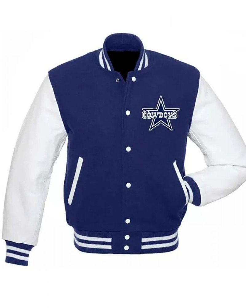 Dallas Cowboys Letterman Blue Jacket