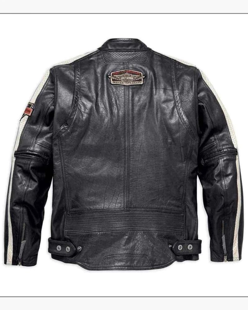 Harley-Davidson Men's Command Mid-Weight Motorcycle Leather Jacket