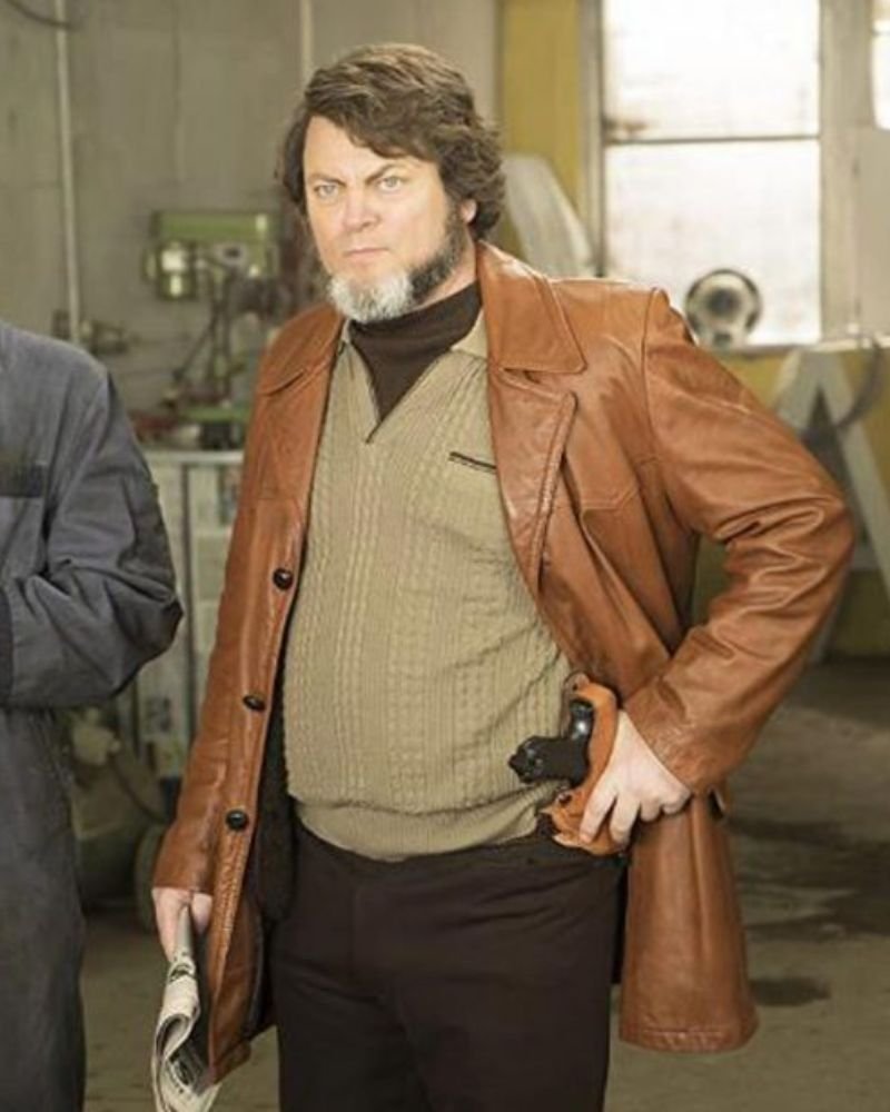 Karl Weathers' Fargo Brown Jacket: Nick Offerman's Timeless Style