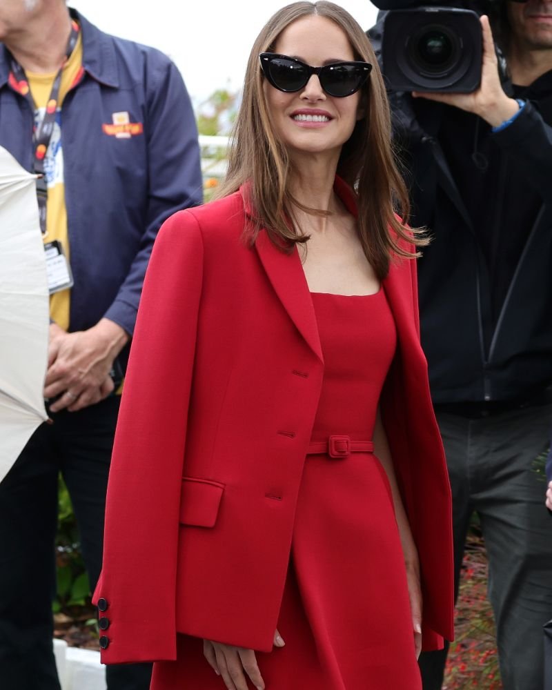 Natalie Portman May December Christmas Jacket