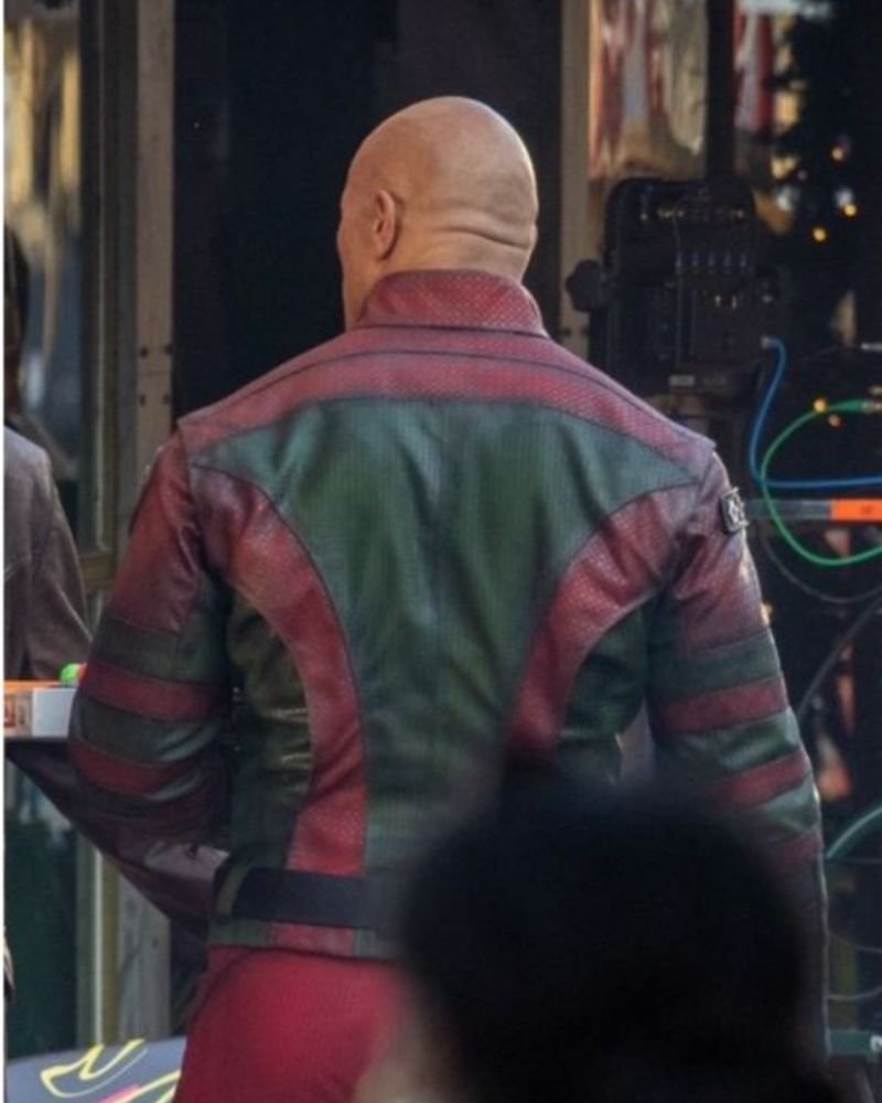 Red One 2024 Dwayne Johnson Leather Jacket