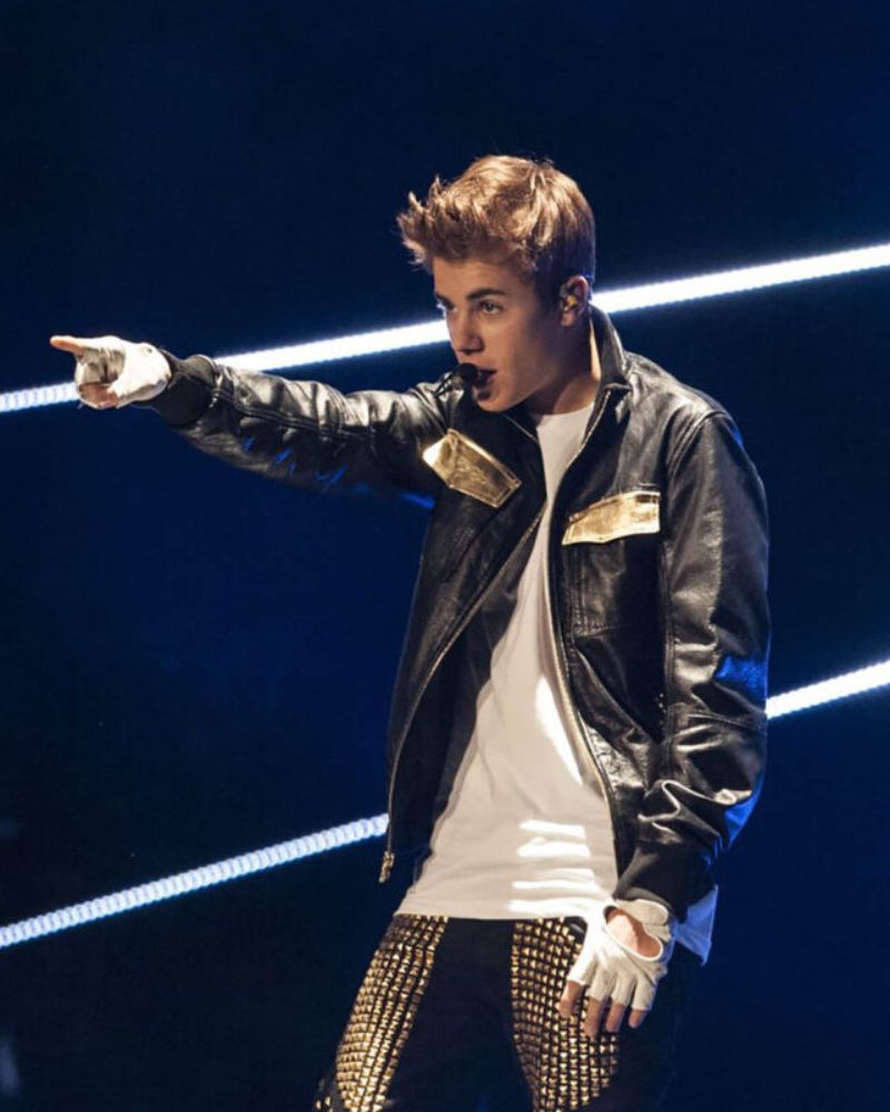 TV Show Germany’s Next Justin Bieber Black Bomber Jacket