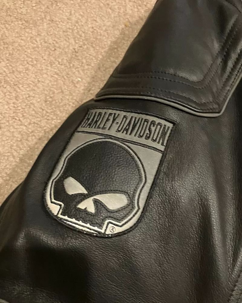 H-D Jacket Aurora Willie Jacket Leg logo