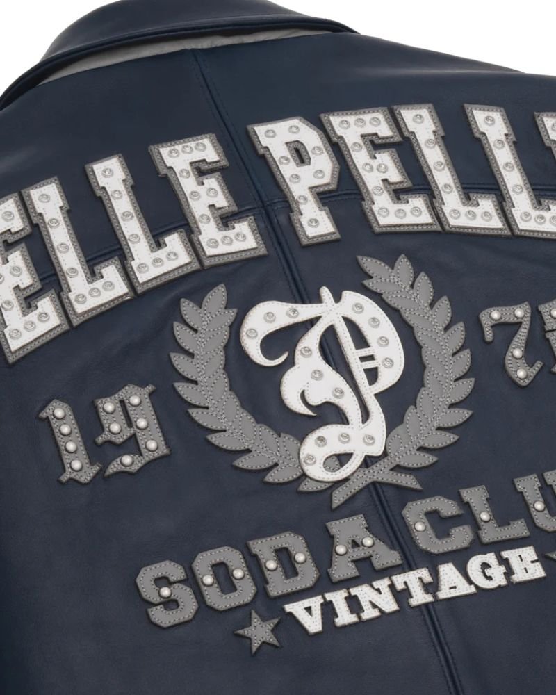 Pelle Pelle plush Leather Men Jacket