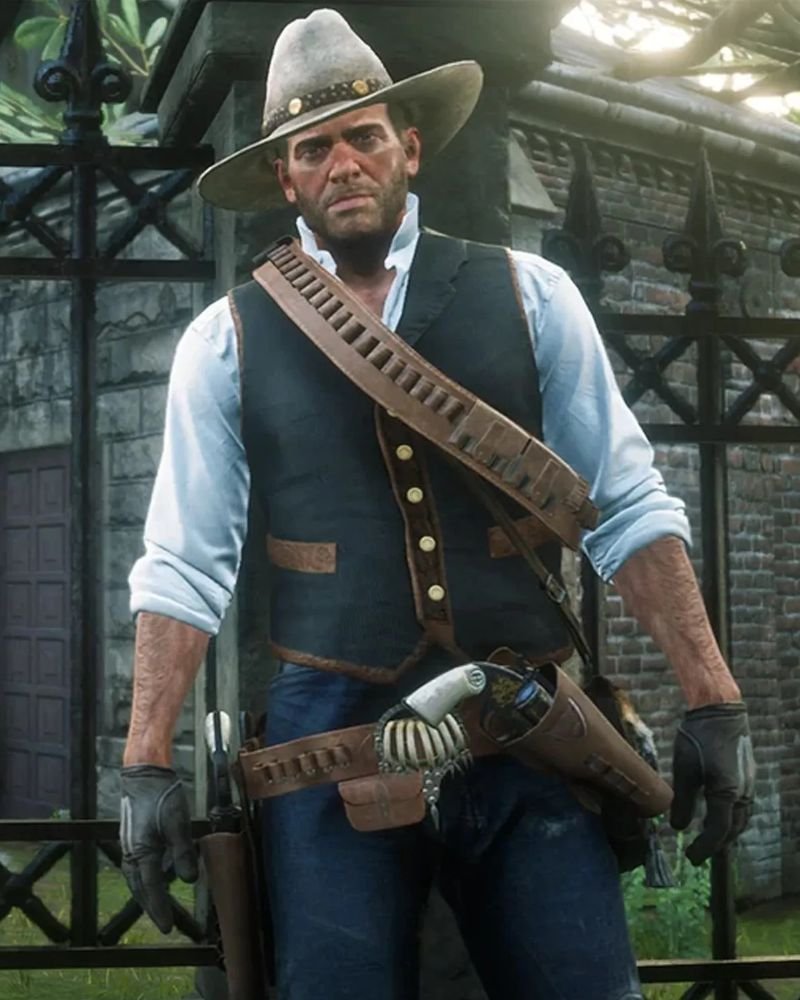 Red Dead Redemption 2 Principal Vest: Rugged Elegance for Outlaws