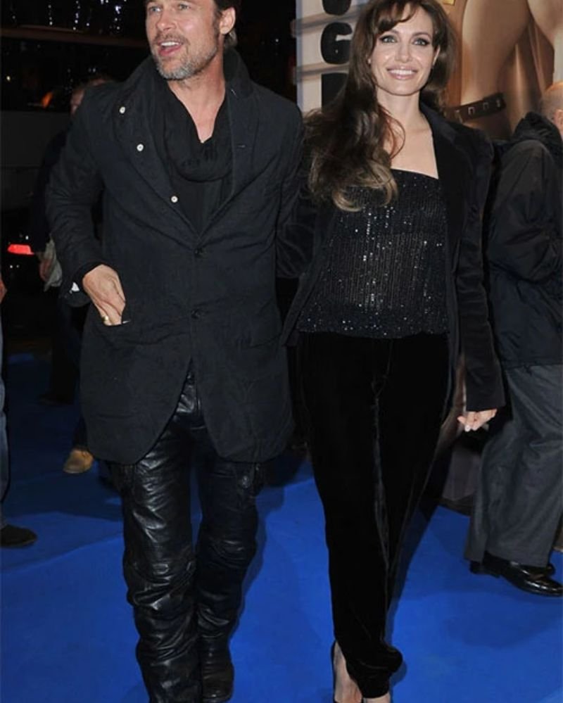 Brad Pitt Signature Leather Pants – Rugged, Sleek, and Stylish