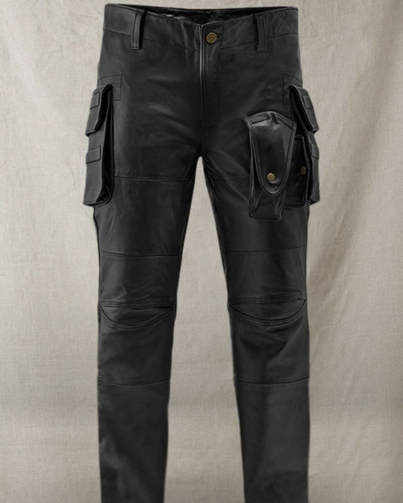 Celebrity Icon Leather Pants – Channel Brad Pitt’s Cool Factor