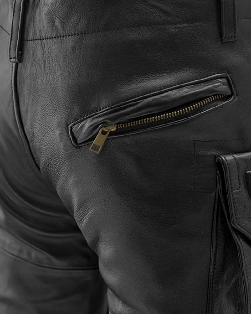 Brad Pitt Style Leather Pants – Bold Looks, Legendary Vibe