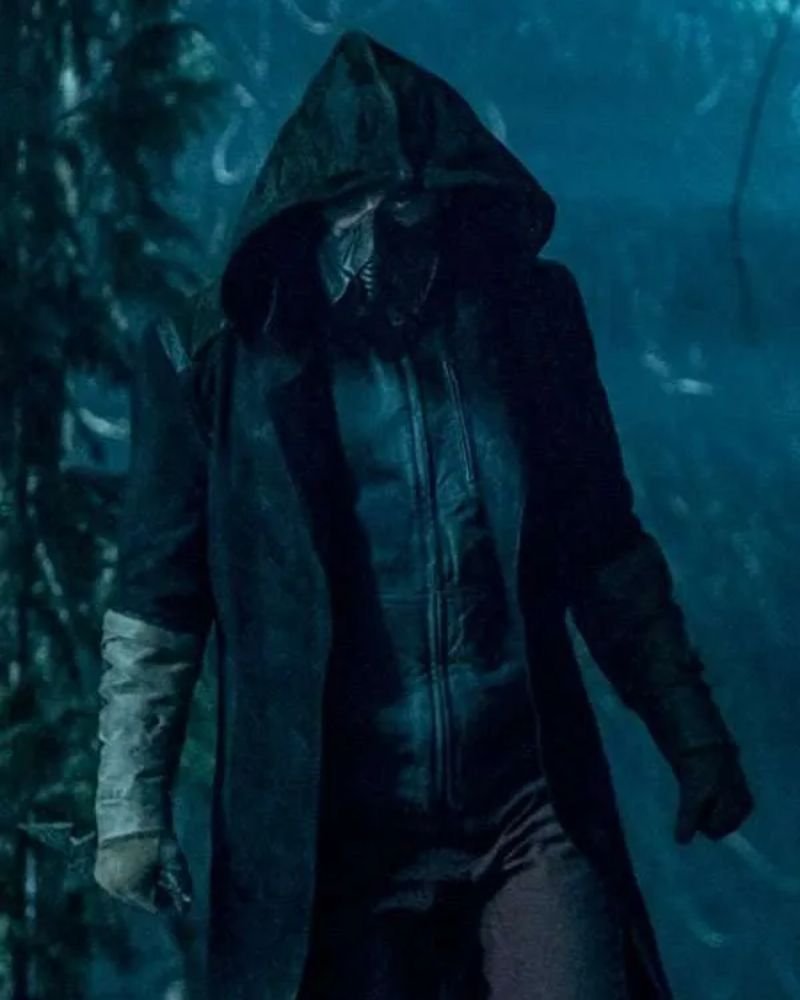 Chris Klein Cicada Black Leather Coat – The Flash TV Series