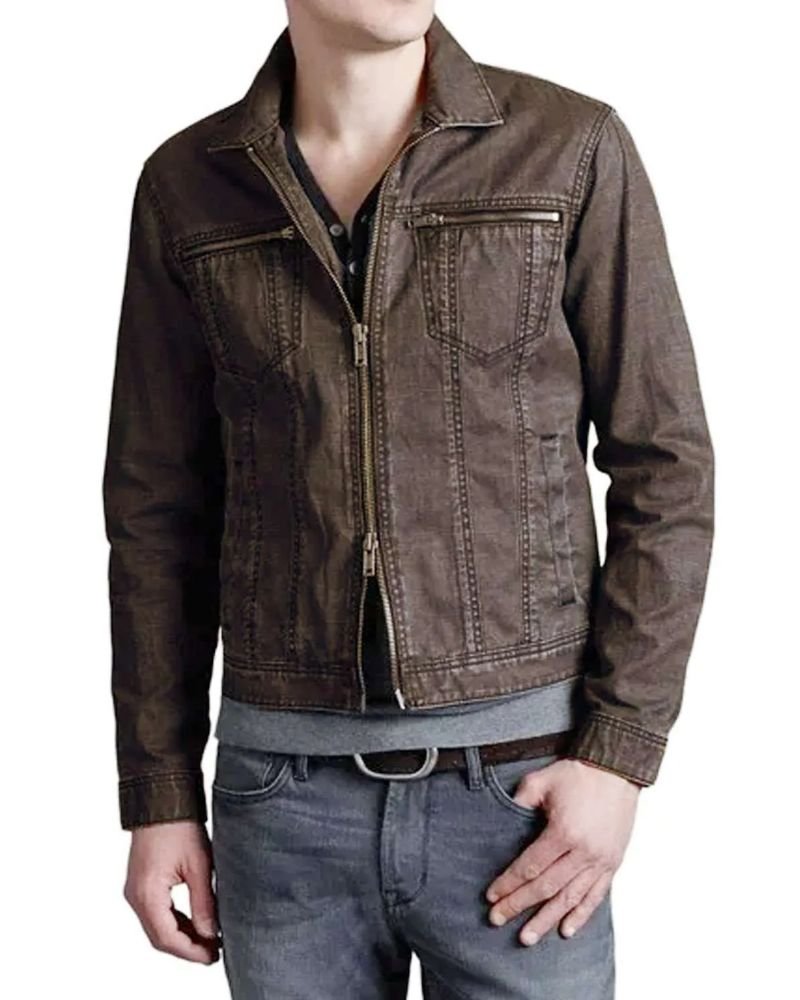The Vampire Diaries Chris Brochu Denim Jacket – Timeless Fashion Piece