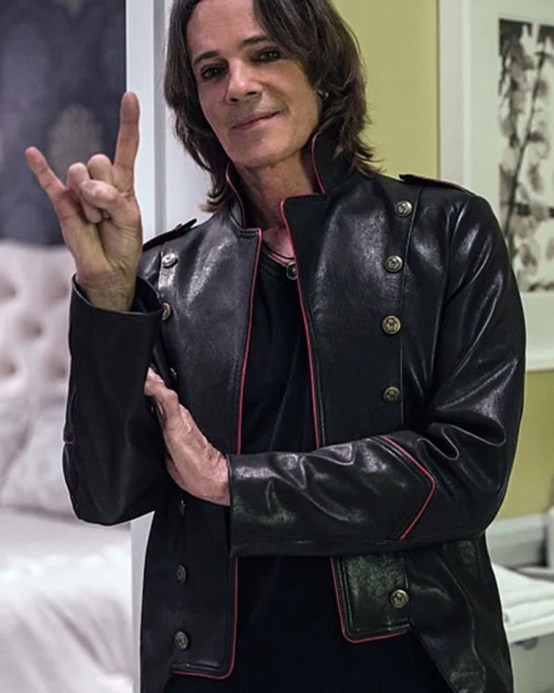 Supernatural Rick Springfield Black Leather Jacket – Timeless and Bold