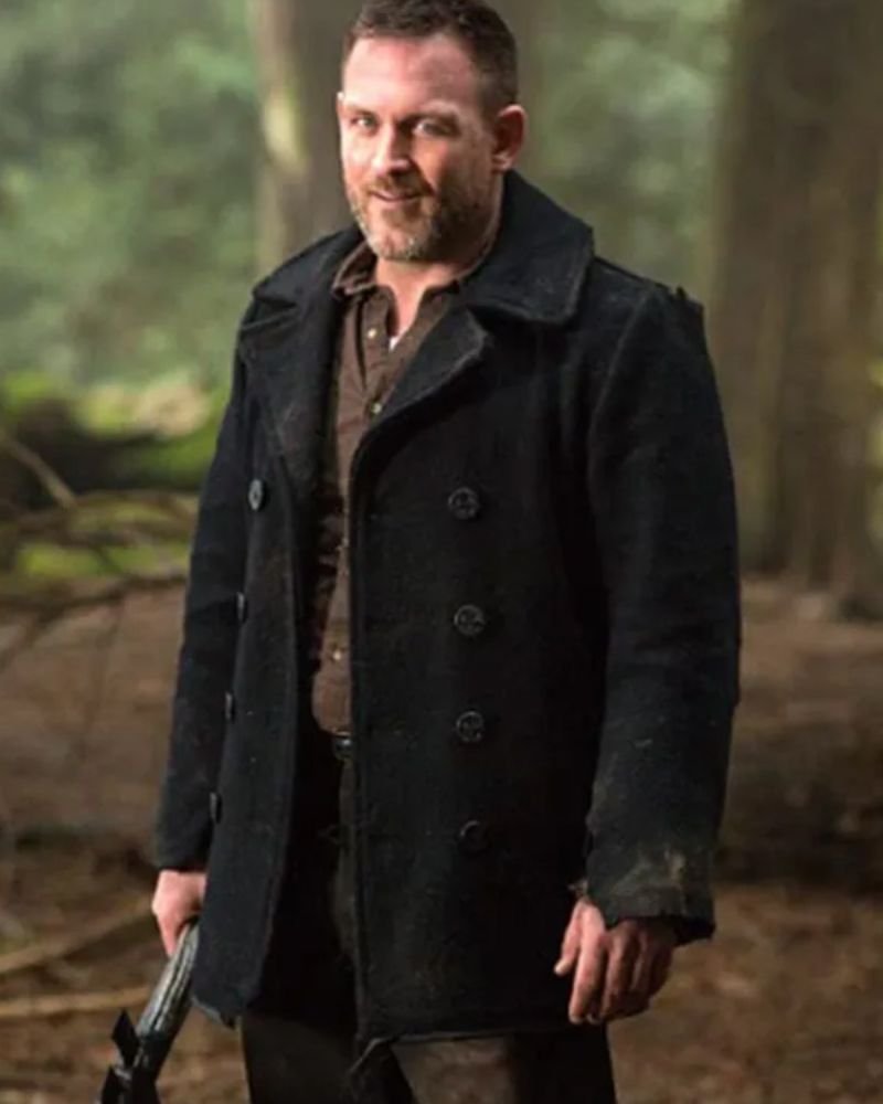 Supernatural Ty Olsson Black Wool Coat – Elegant and Functional