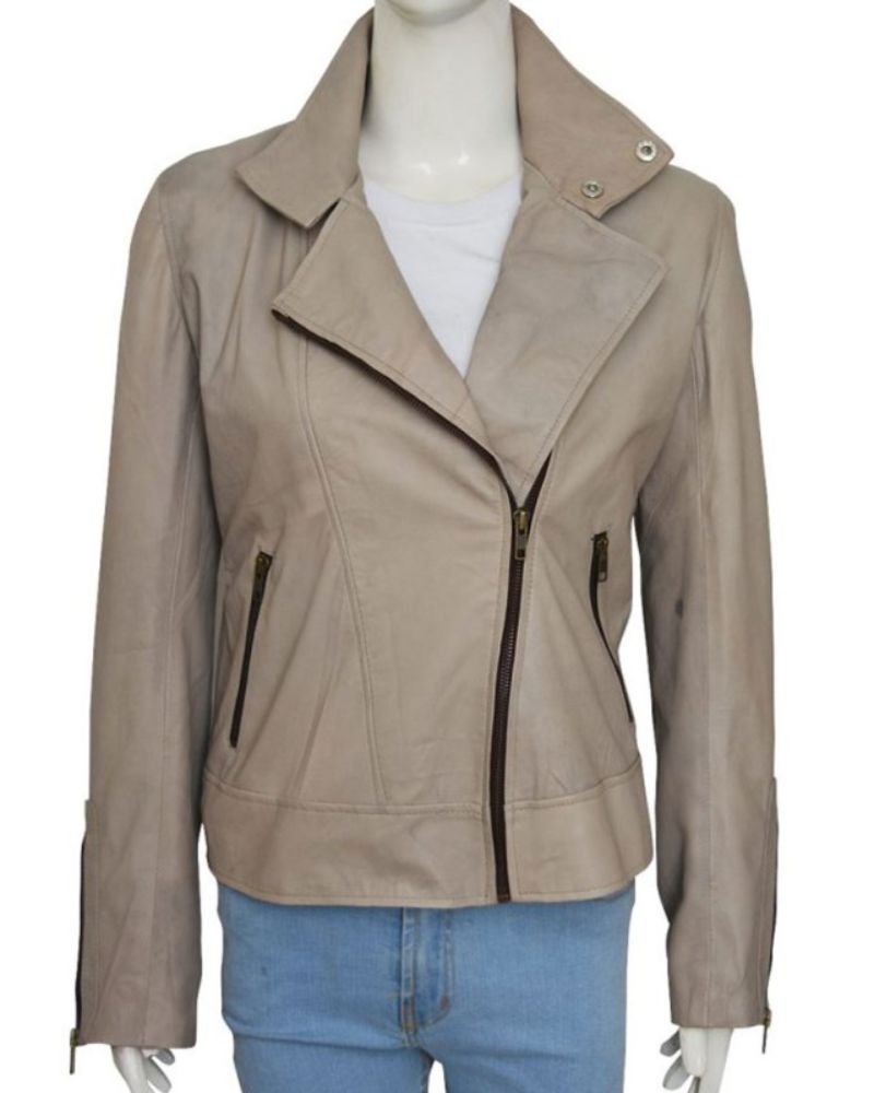 Chloe Decker Leather Jacket – Channel Lucifer’s Elegant Grey Style