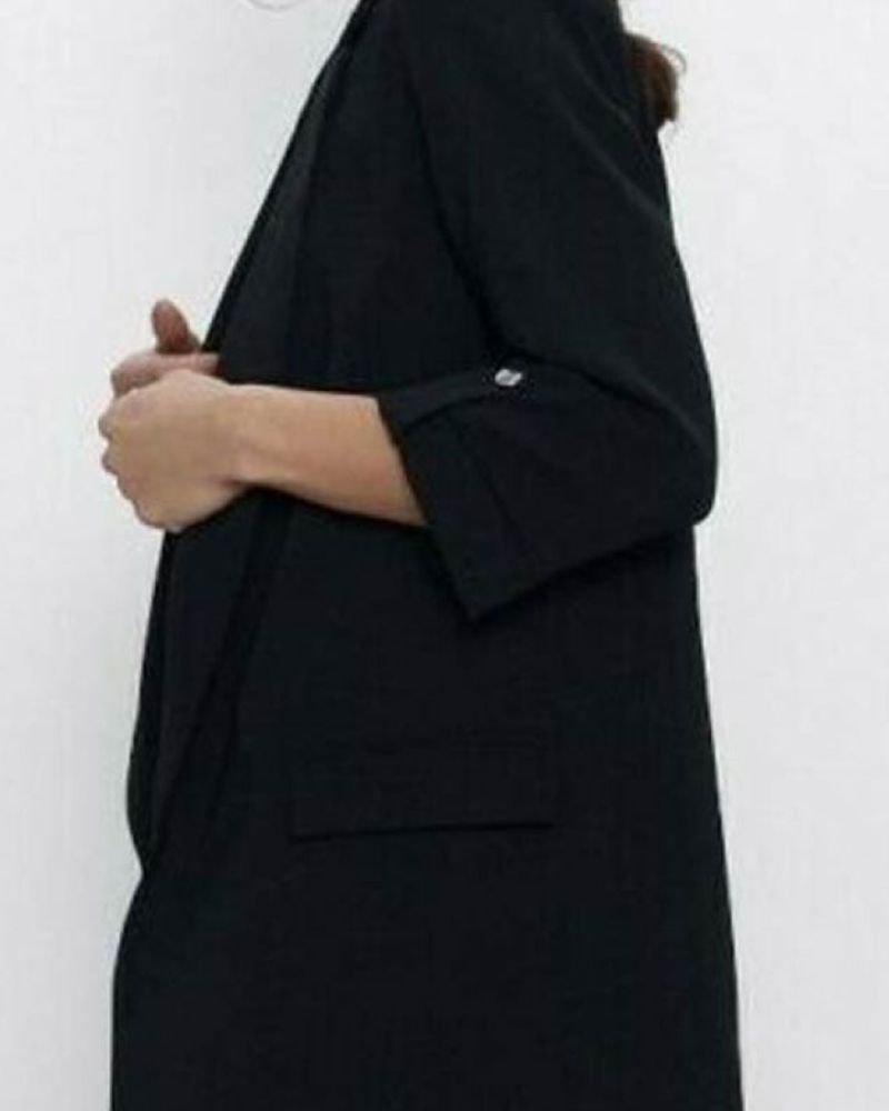 Lauren German Lucifer Blazer – Timeless Black Elegance