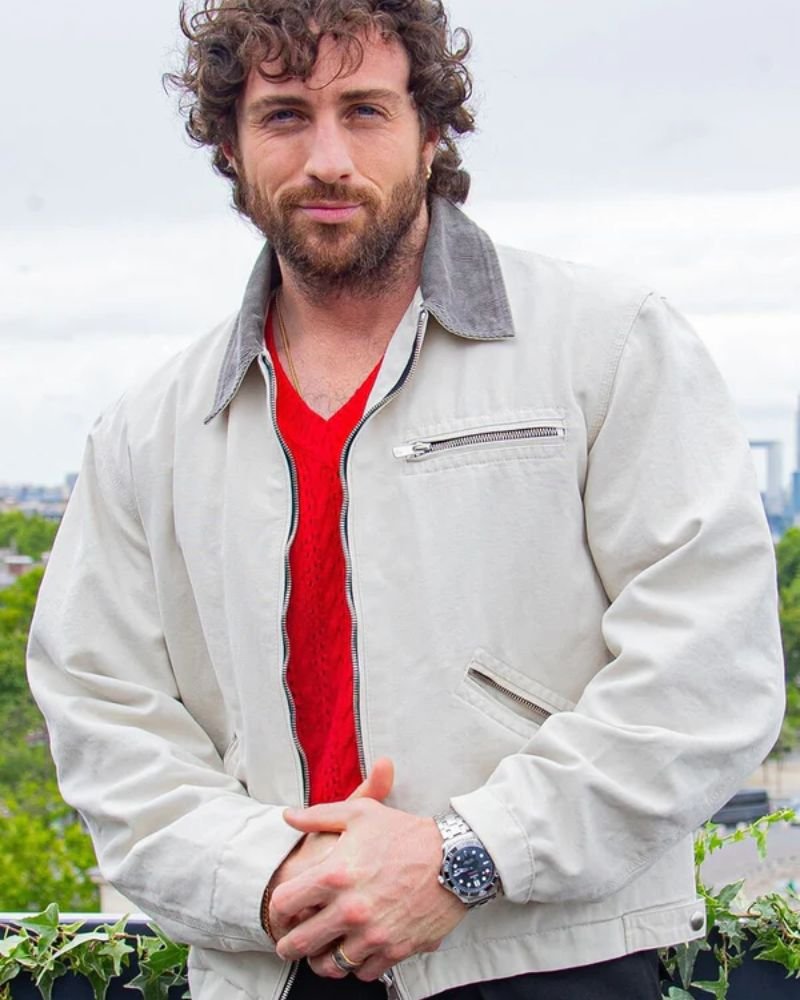 28 Years Later Aaron Taylor-Johnson White Jacket
