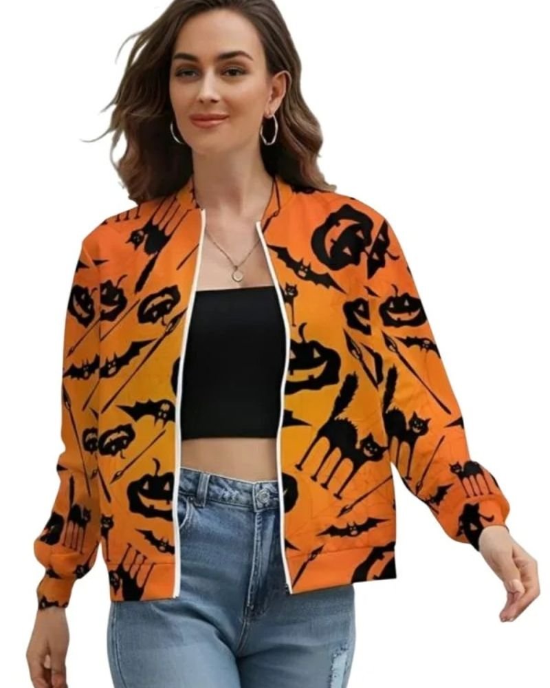 Pumpkin Bomber Jacket – Halloween Eve Special Edition