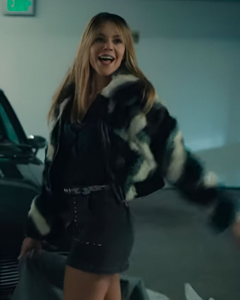 High Potential Morgan Gillory Plush Fur Jacket – Kaitlin Olson Style