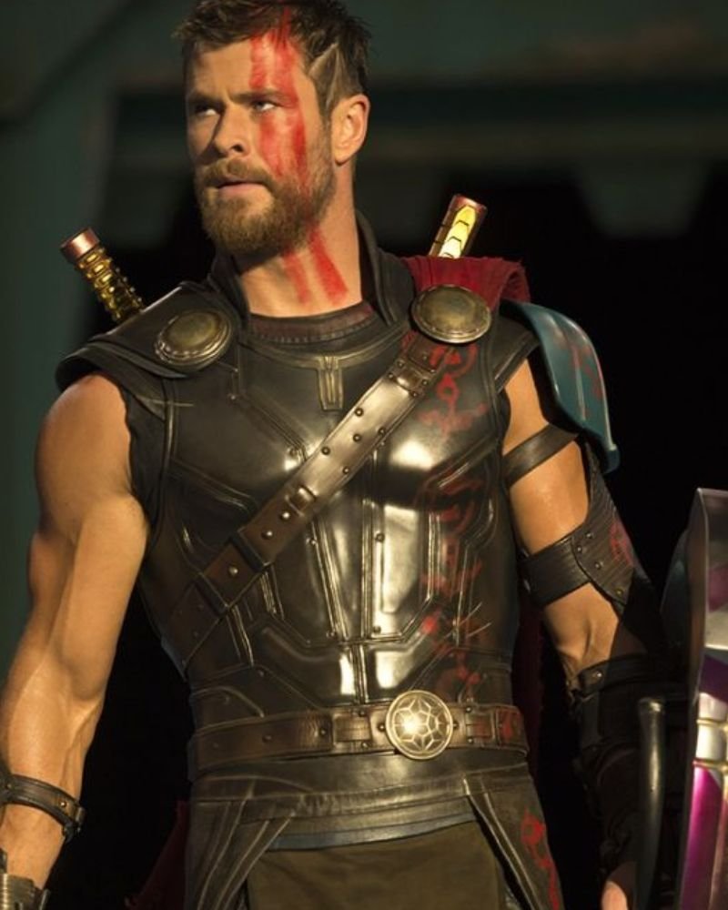 Chris Hemsworth Style Thor Ragnarok Leather Vest – Authentic Look