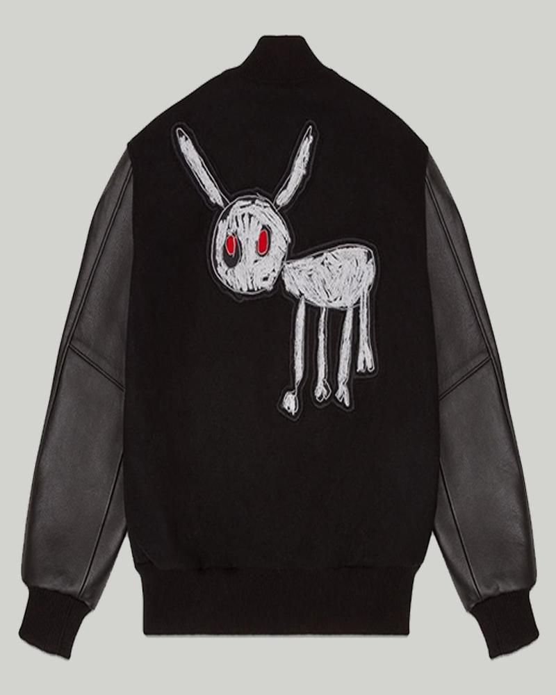 For All The Dogs Varsity Jacket – Trendy Hip-Hop Style Streetwear