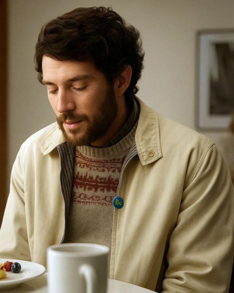 John Magaro Cotton Jacket from The Mastermind 2025 – Trendy Outerwear