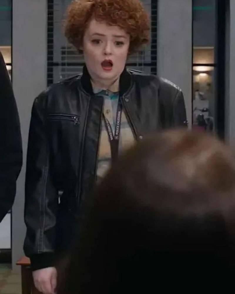Buy Rose Dept. Q 2025 Leather Jacket – Stylish Women’s Movie Outfit