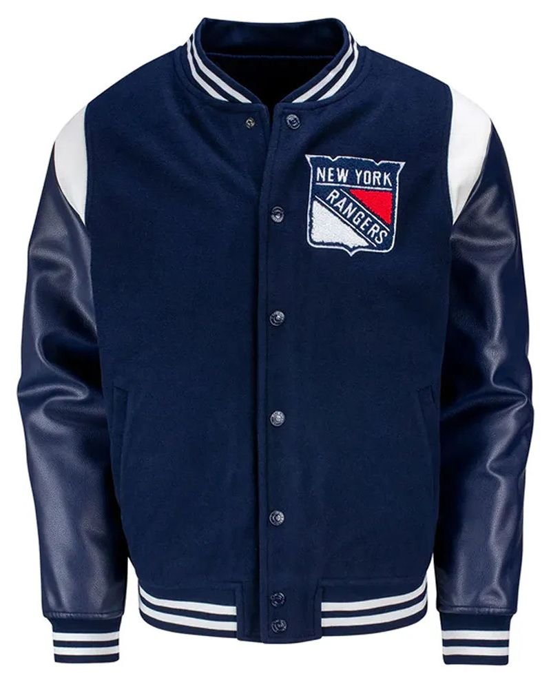 Get Rangers Alternate Varsity Jacket  Premium Quality Fan Apparel