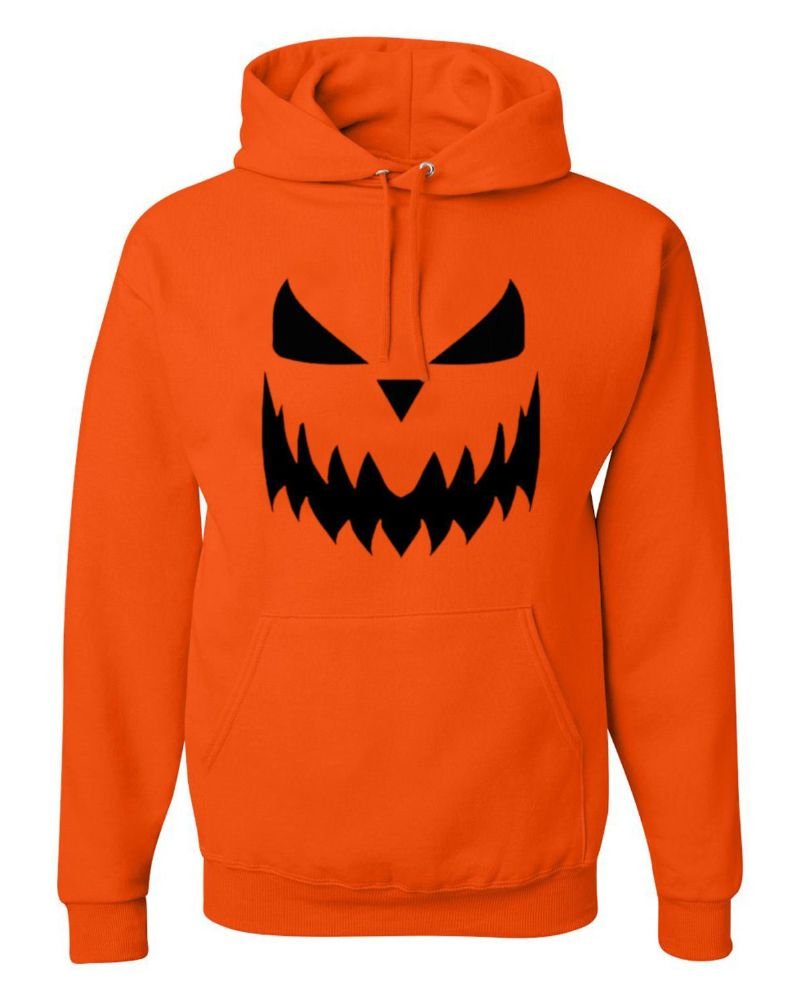 Buy Unisex Pumpkin Halloween Face Hoodie –Spooky & Cozy Style