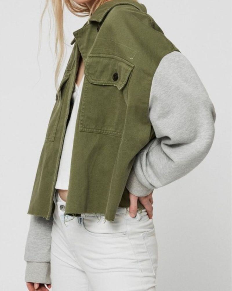 Experience Style with Station Jaina Lee Ortiz Green Jacket  Celebrity-Inspired Fashion