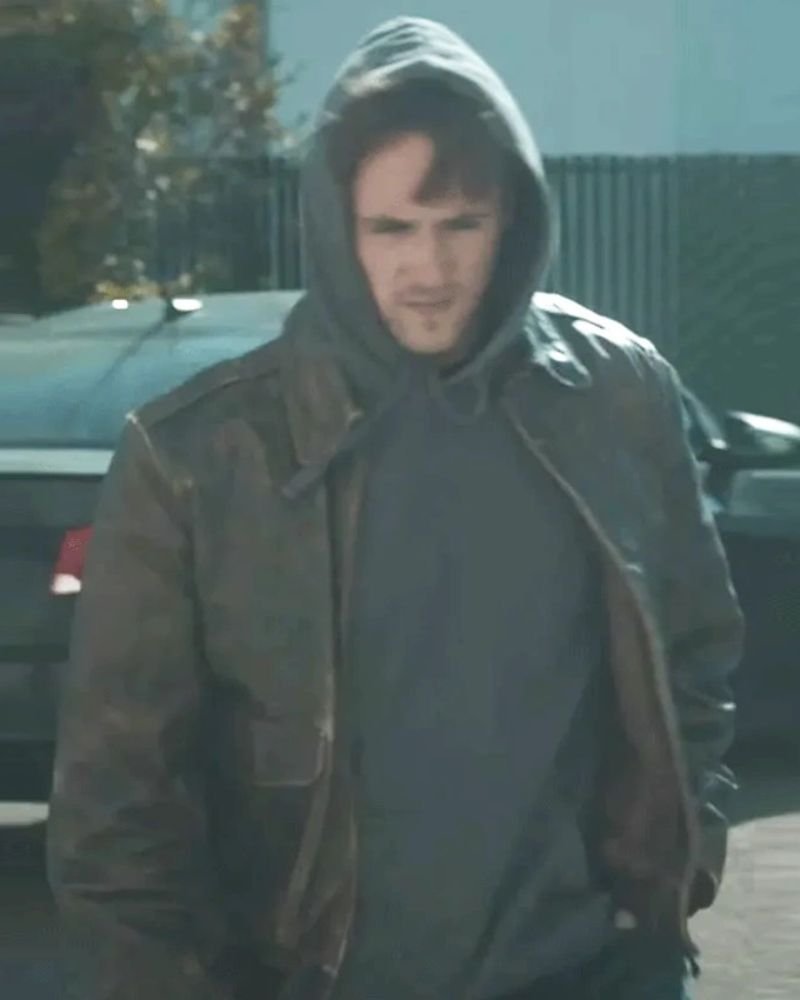 Ryan Jaske Halloween Aftermath Leather Jacket  Iconic Movie-Inspired Outerwear