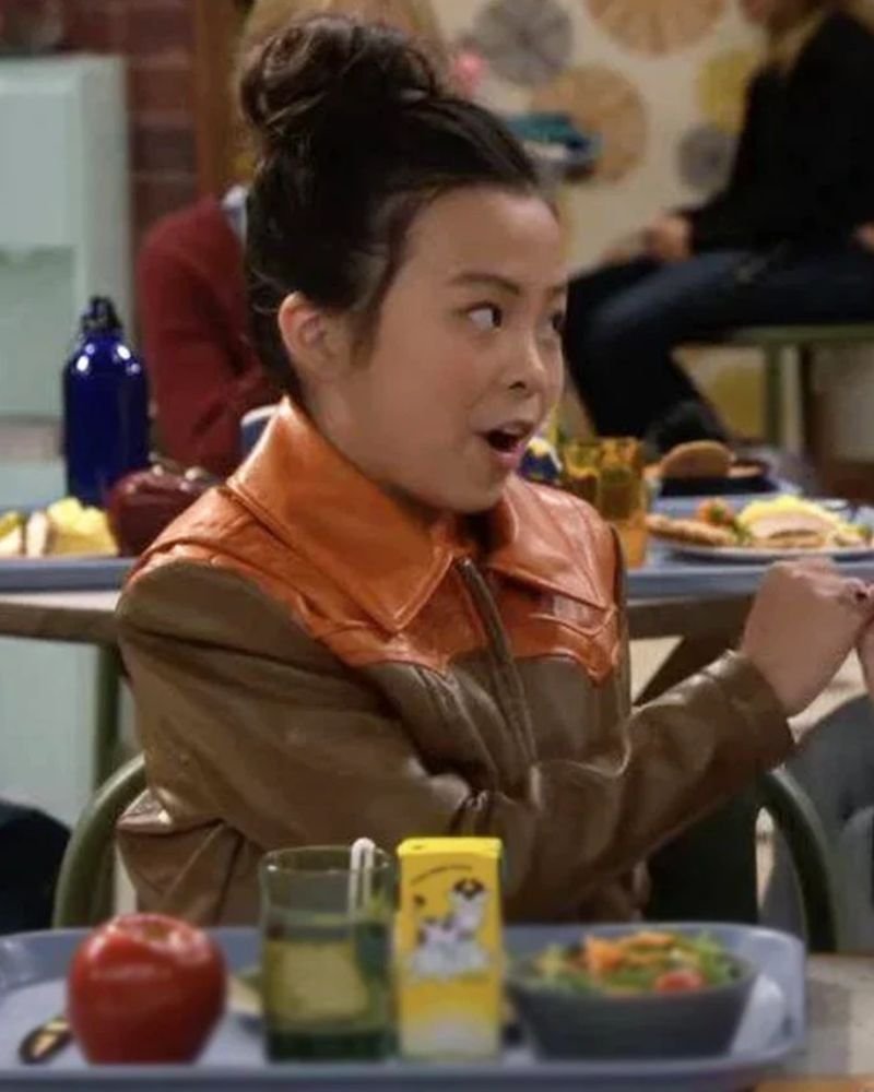 Jiwon Lee Vampirina Teenage Vampire Leather Jacket  Bold & Edgy TV-Inspired Style