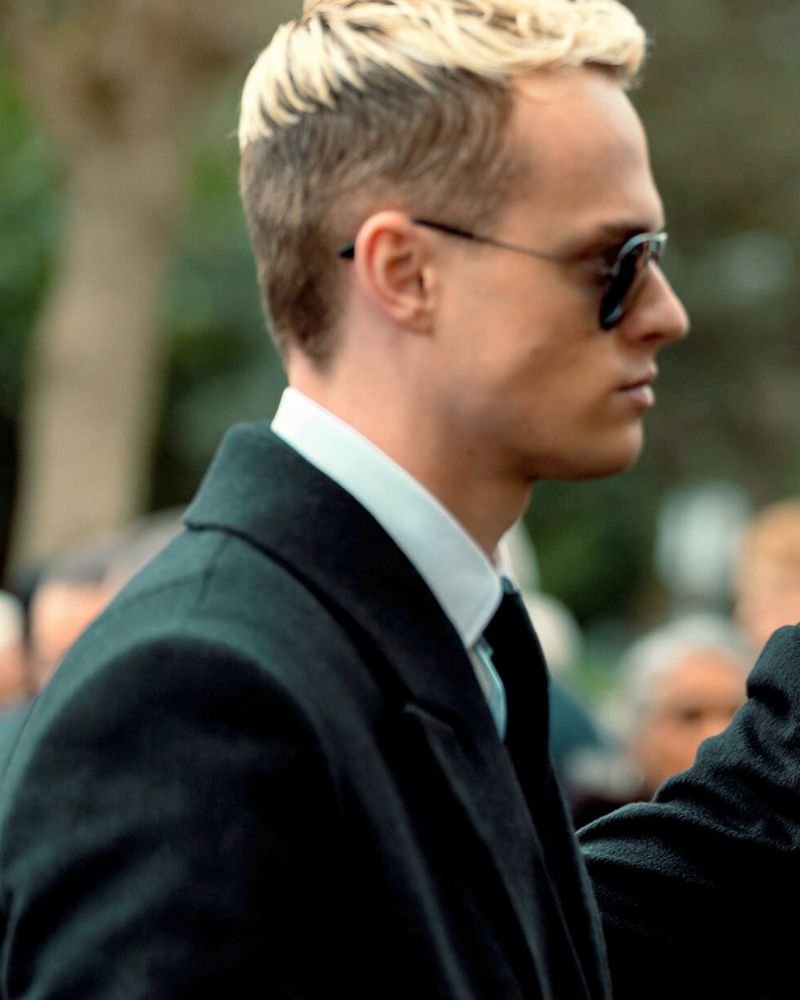 Eddie Harrigan MobLand 2025 Black Wool Coat  Iconic Movie-Inspired Style