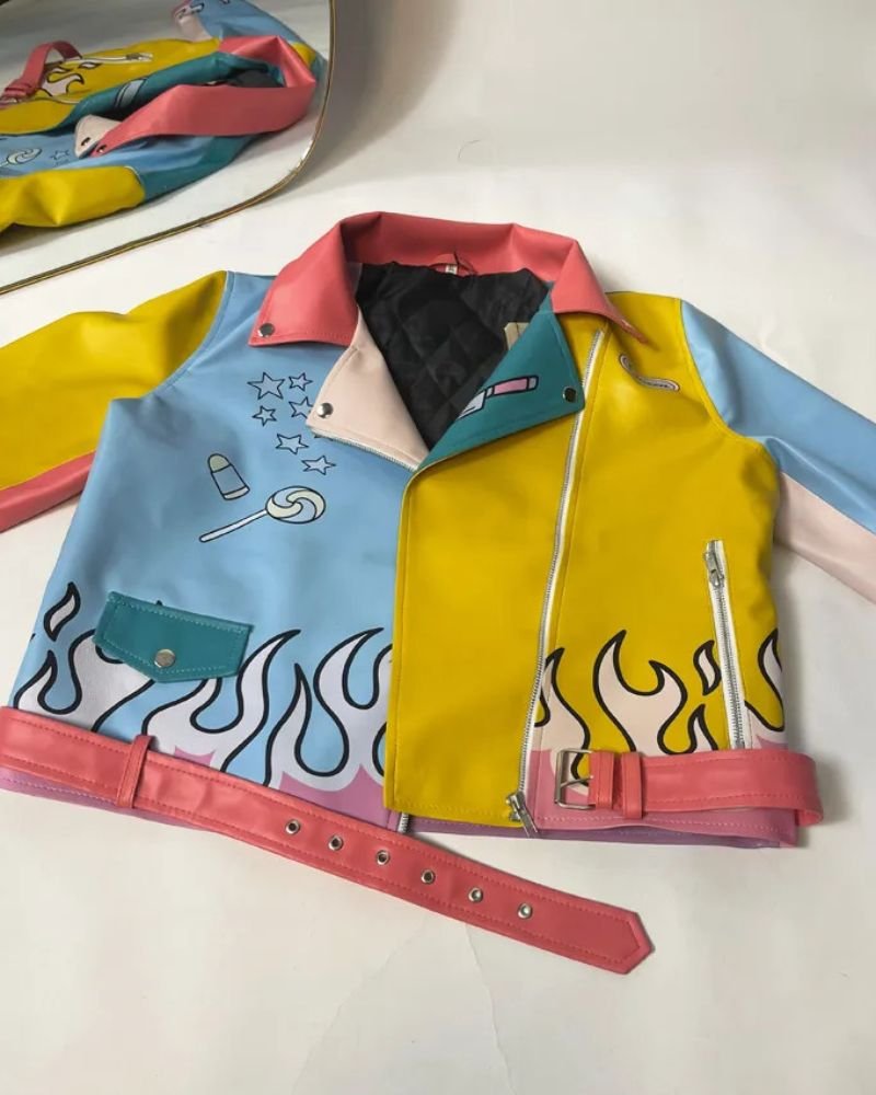 Raven’s Home Tori Kostic Heart Breaker Jacket  Stylish Women’s Leather Wear