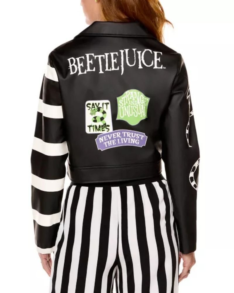 Make Every Moment Showtime with the Classic Beetlejuice Leather Look
