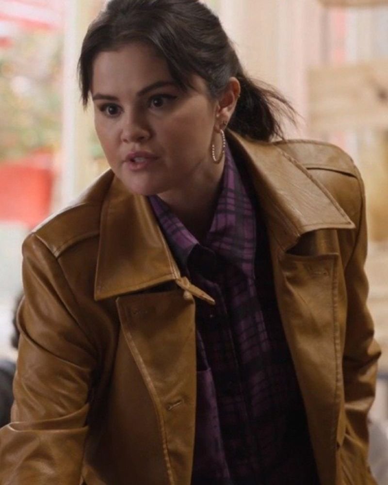 Shop Mabel Mora Leather Coat – Inspired by Only Murders In The Building